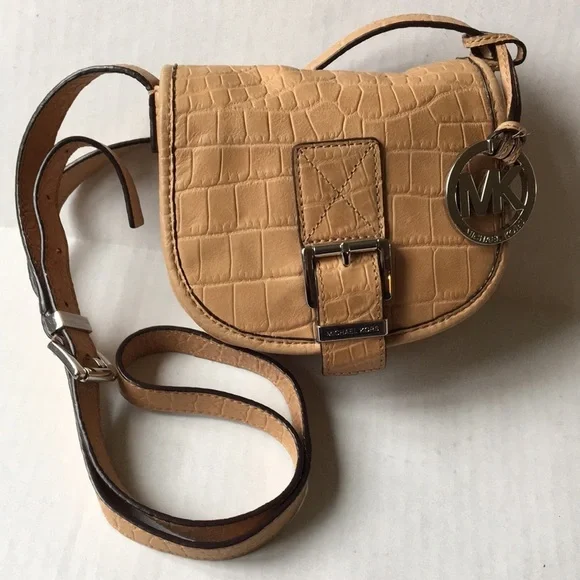 Michael Kors Saddle Crossbody Mini Bag - Picture 1 of 16